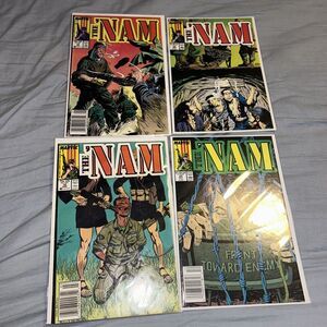 Marvel's Finest The 'Nam Lot Of 4 Vietnam Comic With Protectors‎